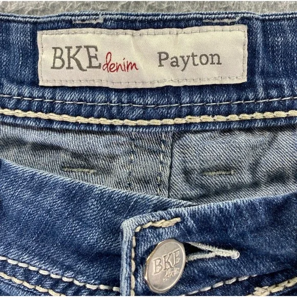 BKE Payton Jeans Women's 32R Boot Cut Stretch Casual Faded Cowgirl (Fits 36x30) - Picture 3 of 13